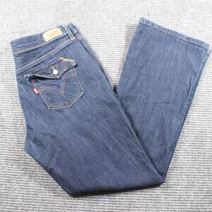 Levi’s Jeans Womens 10 Short Blue 515 Bootcut Flap Pockets Stretch